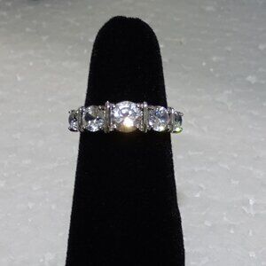 CLEAR FACITED CZ WITH BRIGHT COLORS & BEAUTIFUL FIRE IN LIGHT